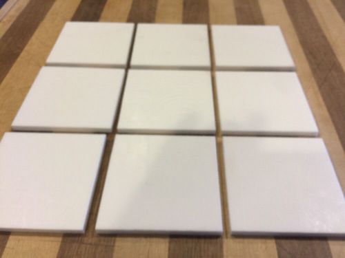 TEFLON  SHEETS 1/4&#034; Thick 4&#034; X 4&#034; Squares