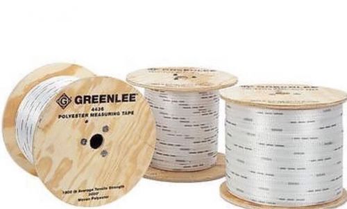New greenlee 4436 wire pulling rope 1800# polyester - 1 reel (3000&#039; feet) for sale
