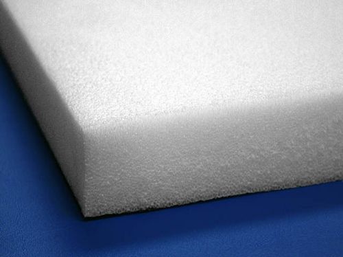 12 Sheets - 12&#034; x 8&#034; x 2&#034; White PE Closed Cell Foam Plank, 2.2# Density