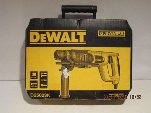 Dewalt d25023k 7/8&#034; compact d-handle sds rotary hammer kit,free shipping nisb!! for sale