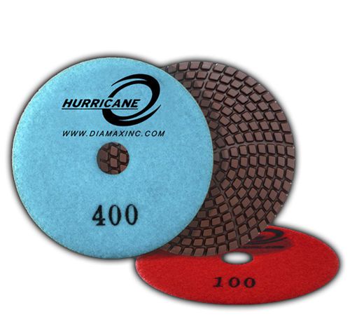 4&#034; hurricane wet diamond polishing pads - set of 7 for sale