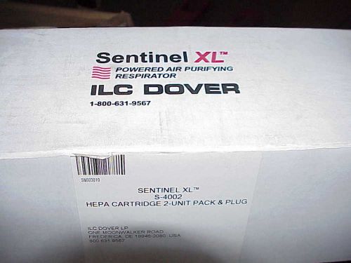ILC Dover S-4002 , HEPA CARTRIDGE 2-UNIT PACK &amp; PLUG , SENTINEL XL