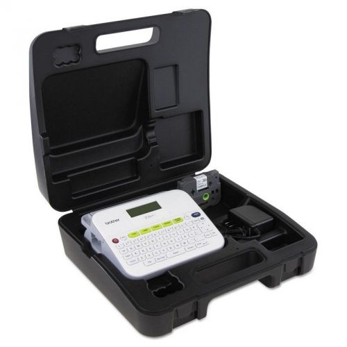 Brother Ptd400vp Versatile Label Maker With Ac Adapter And Carrying Case- White
