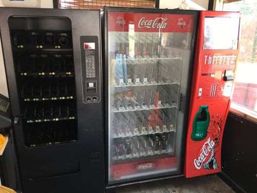 Coke Bottle Vending Machine And Snack Machine.