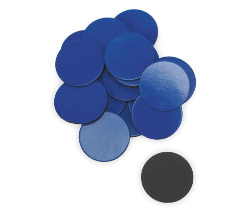 Brand New Lot of 15 Packs! Quatret Magnetic Circles Blue (20 Per Pack)