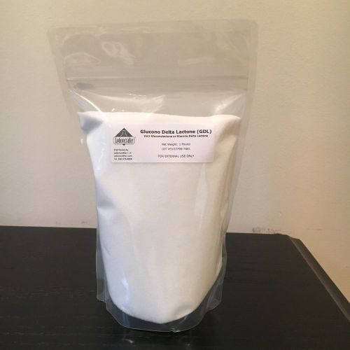 Cosmetic Grade Glucono Delta Lactone (GDL) - For External Use Only - 1 Pound