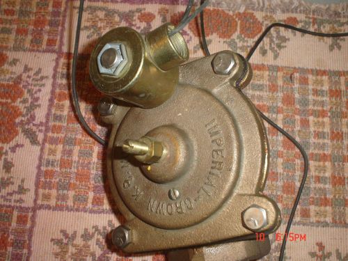 Imperial brass 2&#034; npt solenoid 115vac new! for sale