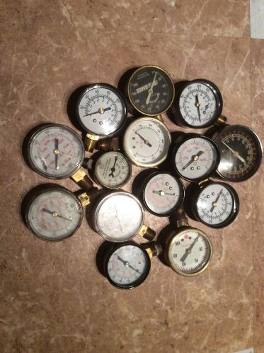 Lot of 14 Industrial guages steampunk