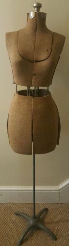 Vintage Acme Dress Form Mannequin LIVING FORM  brown  nice!!