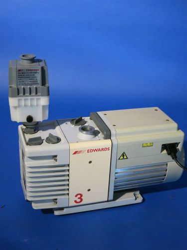 Edwards rv3 dual vane rotary vacuum pump tested working / warranty for sale