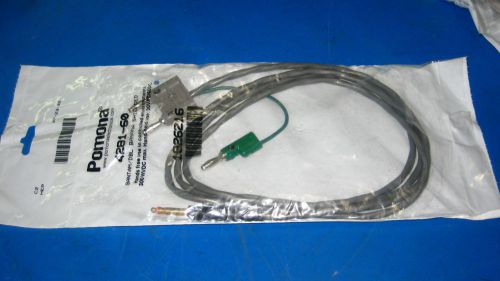 Pomona 4281-60 plug to double banana plug cable #tq220 for sale