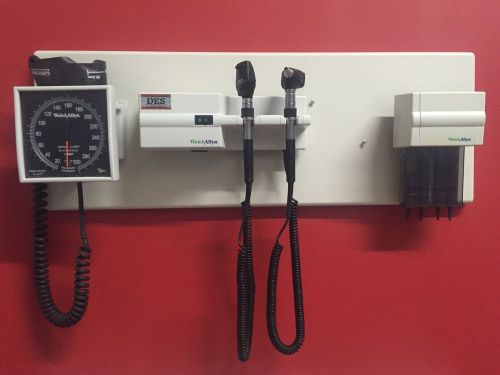 Welch Allyn 767 Integrated Diagnostic Wall Mount System With BP