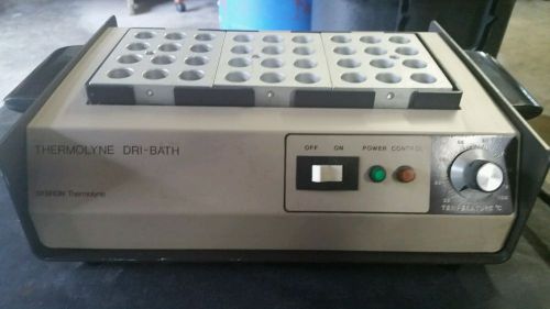 SYBRON/THERMODYNAMICS DRI-BATH Model DB16525 with 3 Fixtures WORKS!