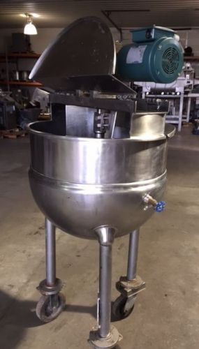 Groen 40 gallon single motion scrape kettle sanitary for sale