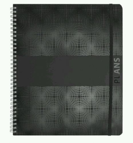 C R Gibson Project Planner Black Plans Binder  checklist notebook school work