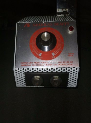 AMERICAN BEAUTY MODEL 105-A3 POWER UNIT WITH HOT WIRE STRIPPERS NEW ELEMENTS