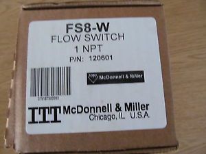 MCDONNELL &amp; MILLER FS8-W FLOW SWITCH 120601  NEW