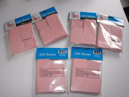 New Mini Light Pink Gift Boxes Set of 72