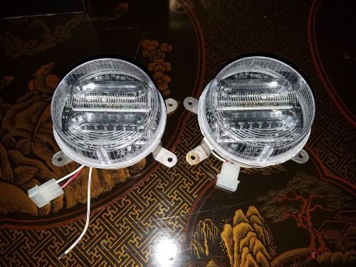 Whelen Par28 (RBW) 3 Color Warning/Driving LEDs Lightheads PAIR!  FREE SHIPPING!