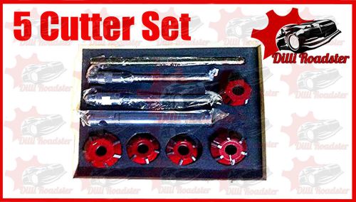 5pcs carbide tipped valve seat cutters for vintage,modern car &amp; bikes-new for sale