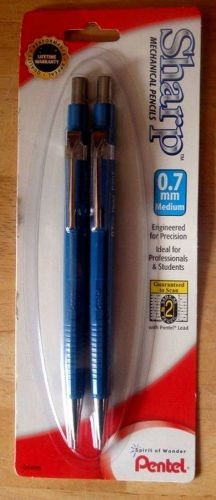 6 pentel sharp 0.7mm automatic pencils #p207c and 90 free lead! free shipping for sale