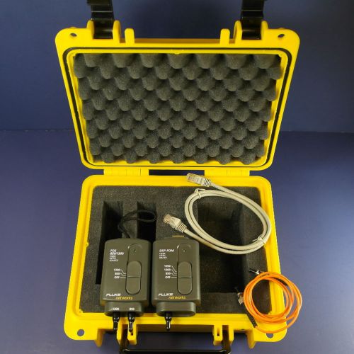 Fluke Fiber Test Tools FOS 850 1300 DSP FOM 850 1300 1550 for Cable Meters