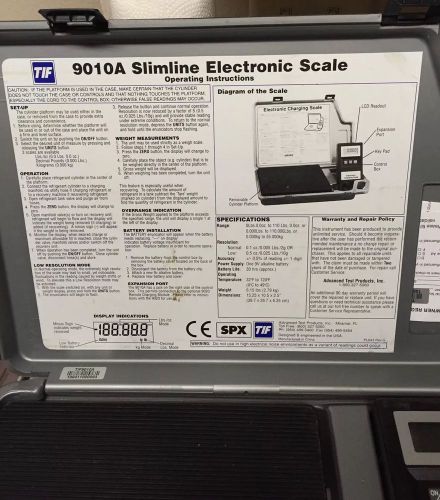 Slimline 9010A Refrigerant Scale