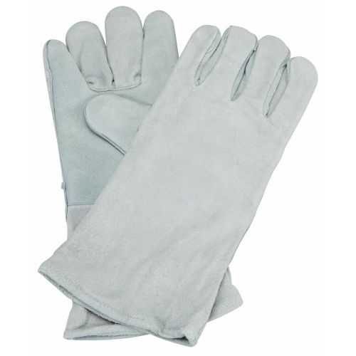 Leather Welding Gloves 14&#034; 3 pairs one size fit for all