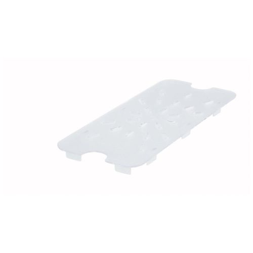 Winco SP73DS, One-Third Size Polycarbonate Drain shelf, NSF