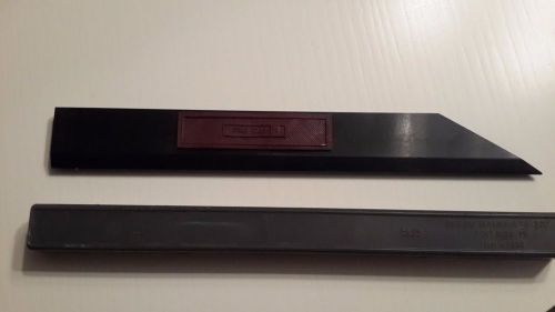 Straight Edge 320mm /12&#034; Precision Hardened Black Oxide Steel Haarlineal USSR
