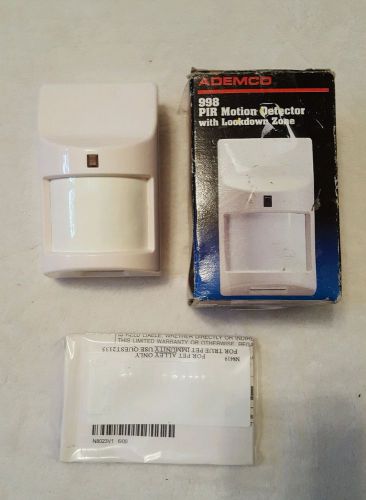 Ademco 998 PIR Motion Detector With Look Down Zone New in box