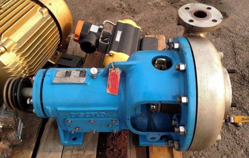 DiscFlo 402-14 Horizontal 4In sludge, water disc pump  Stainless steel 316