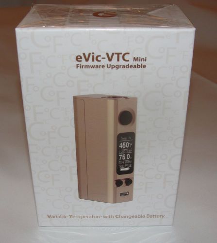 eVic VTC MINI 75W TC MOD BLACK Factory NEW V3.0 100% AUTHENTIC USA! SHIP FROM OH