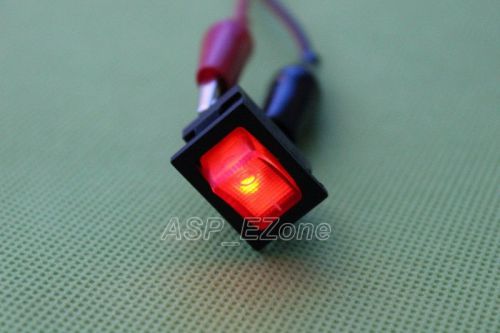 Red ac 250v  rocker switch  kcd1-102 for sale