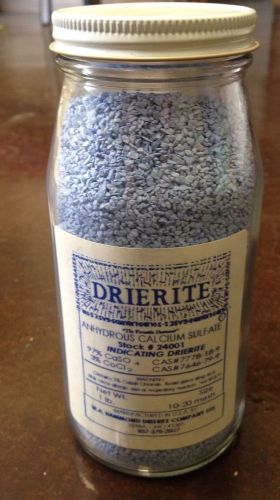 Dessicant Indicating Anhydrous calcium sulfate Drierite Stock # 24001
