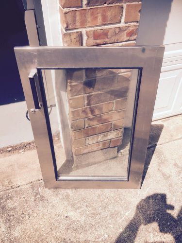 Perlick Stainless Steel And Glass Door