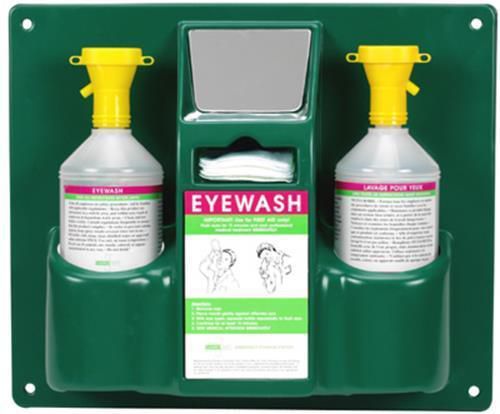 Seoh eyewash station personal 2 bottles for laboratory for sale