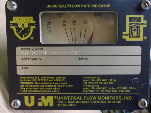 Universal Flow Monitor AM100SM-90P-6-OWD Type 4