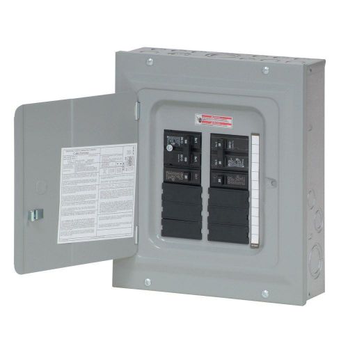 100 amp electrical main breaker panel 10 space 20 circuit load center indoor new for sale