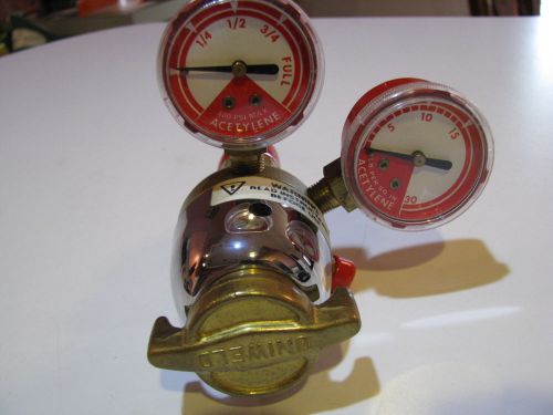 Uniweld rw acetylene regulator inlet cga 510 outlet a for sale