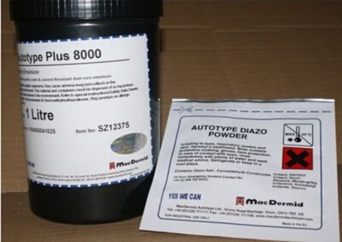 Solvent emulsion autotype plus 8000 for screen printing plate making for sale