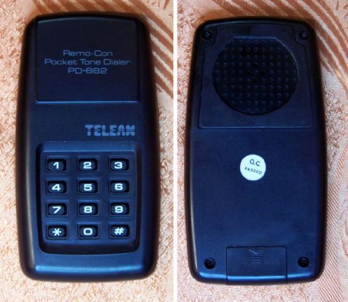 Vintage TELEAN Remo-Con Pocket Tone Dialer PD-882 TESTED &amp; WORKING