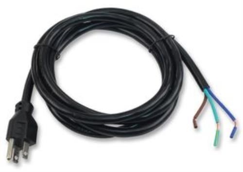 **qty 3** 11j3557 multicomp spc13280 power cord, nema5-15p, 6.6ft, 15a, black for sale