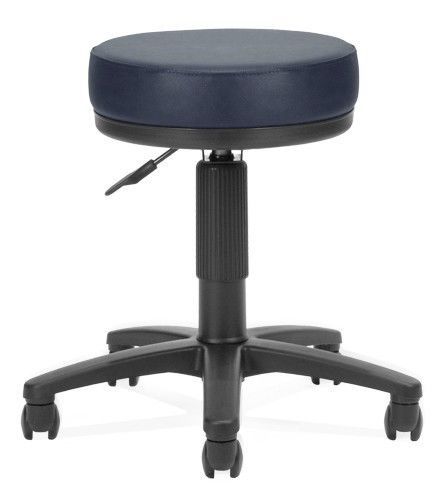 Anti-Bacterial Utility Medical Office Stool in Navy Vinyl - Clinic Lab Stool