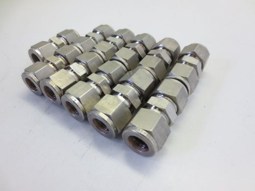 Swagelok  1/2&#034;  Stainless Steel Fitting Union SS-810-6  (LOT OF 11)