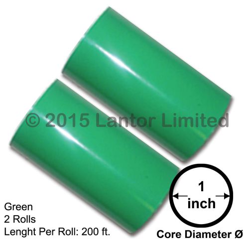 Hot Stamp Foil Stamping Tipper Kingsley 2Rolls 3&#034;x200ft Green#YED-5800-S2-1&#034;#
