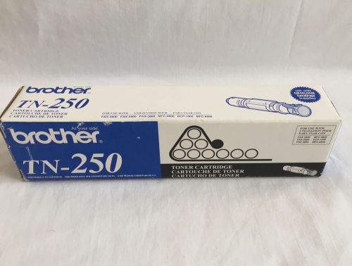 Genuine Brother TN-250  Toner Cartridge SEALED in Box  2200 PAGES  Made in Japan