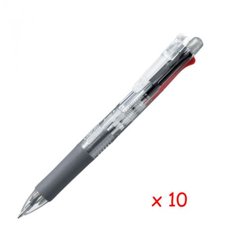 Zebra B4SA1 Clip-on multi 0.7mm Multifunctional Pen (10pcs) - Transparent
