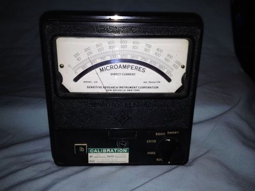 1950&#039;s Sensitive Research Instrument Corp, Direct Current Microammeter, Untested