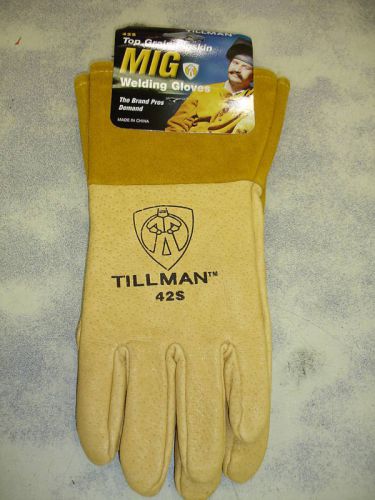 Tillman 42s tig gloves small top grain pigskin for sale